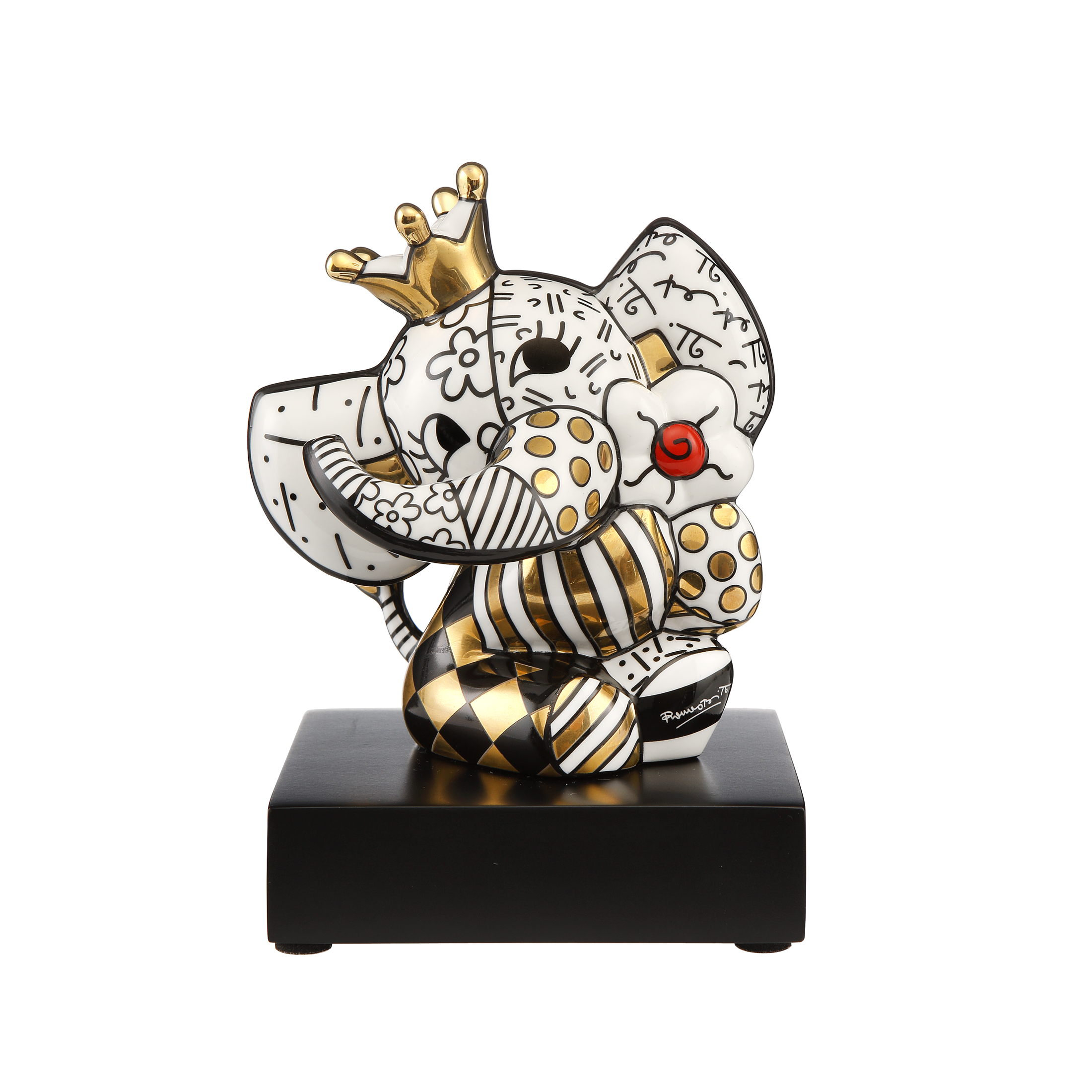 Goebel Dekofigur Romero Britto - Golden Spring Elephant