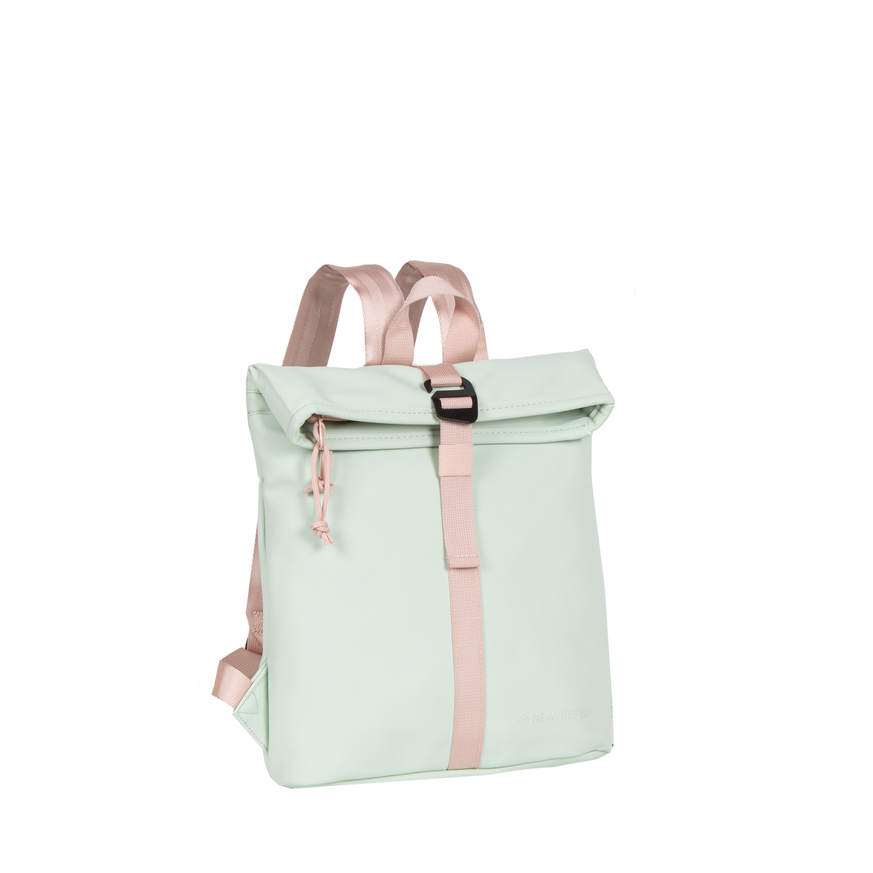 NEW REBELS Freizeitrucksack Tim, Rucksack Softgrün / Pink Mini NEW REBELS Freizeitrucksack Tim, Rucksack Softgrün / Pink Mini