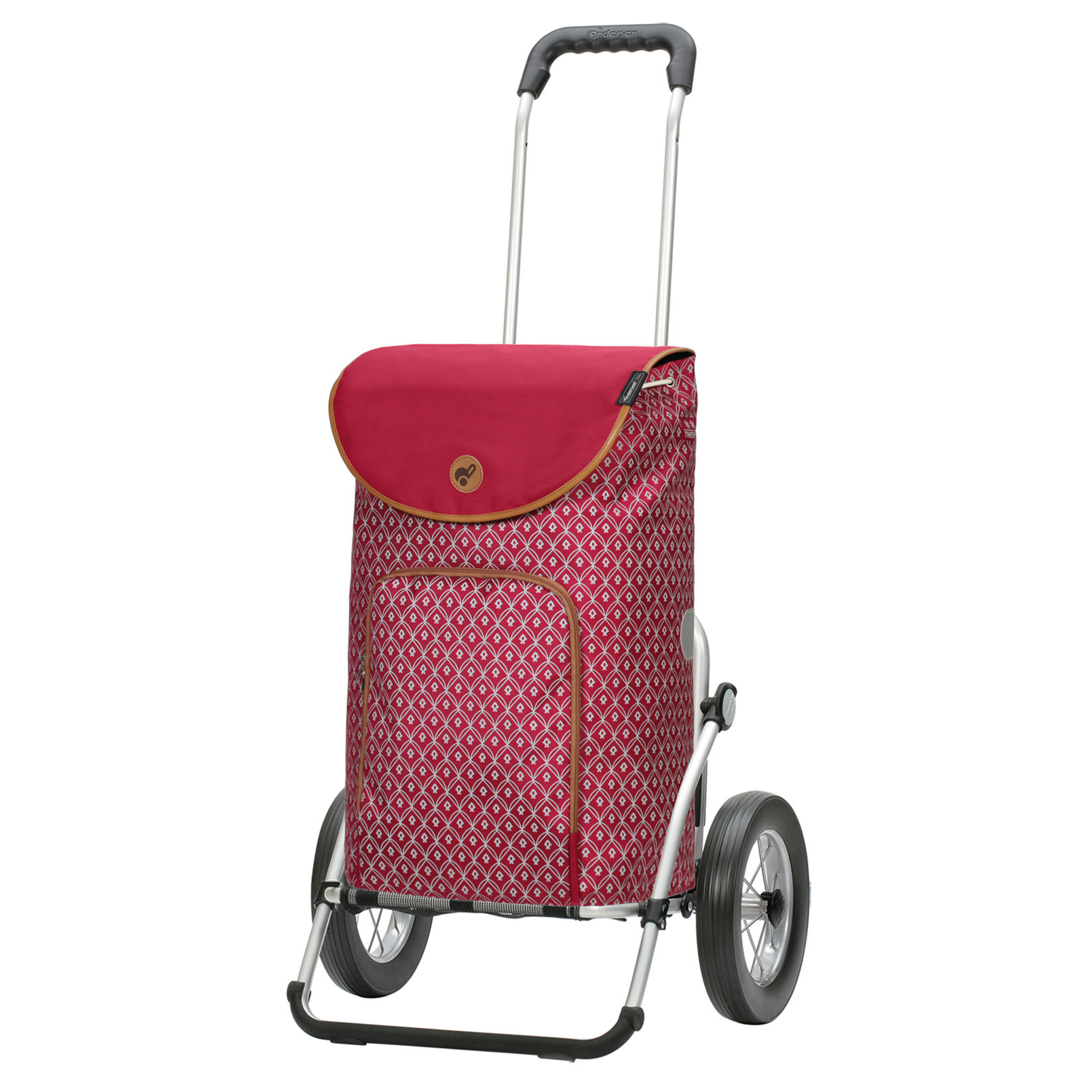 Andersen Royal Shopper mit Tasche Famke in Blau oder Rot,Metallspeichenrad 