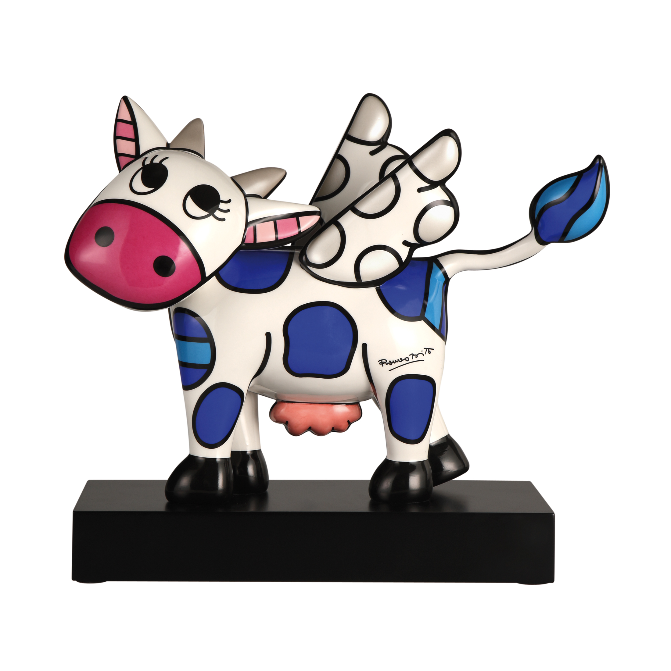 Goebel Dekofigur Romero Britto Pop Art - Flying Cow