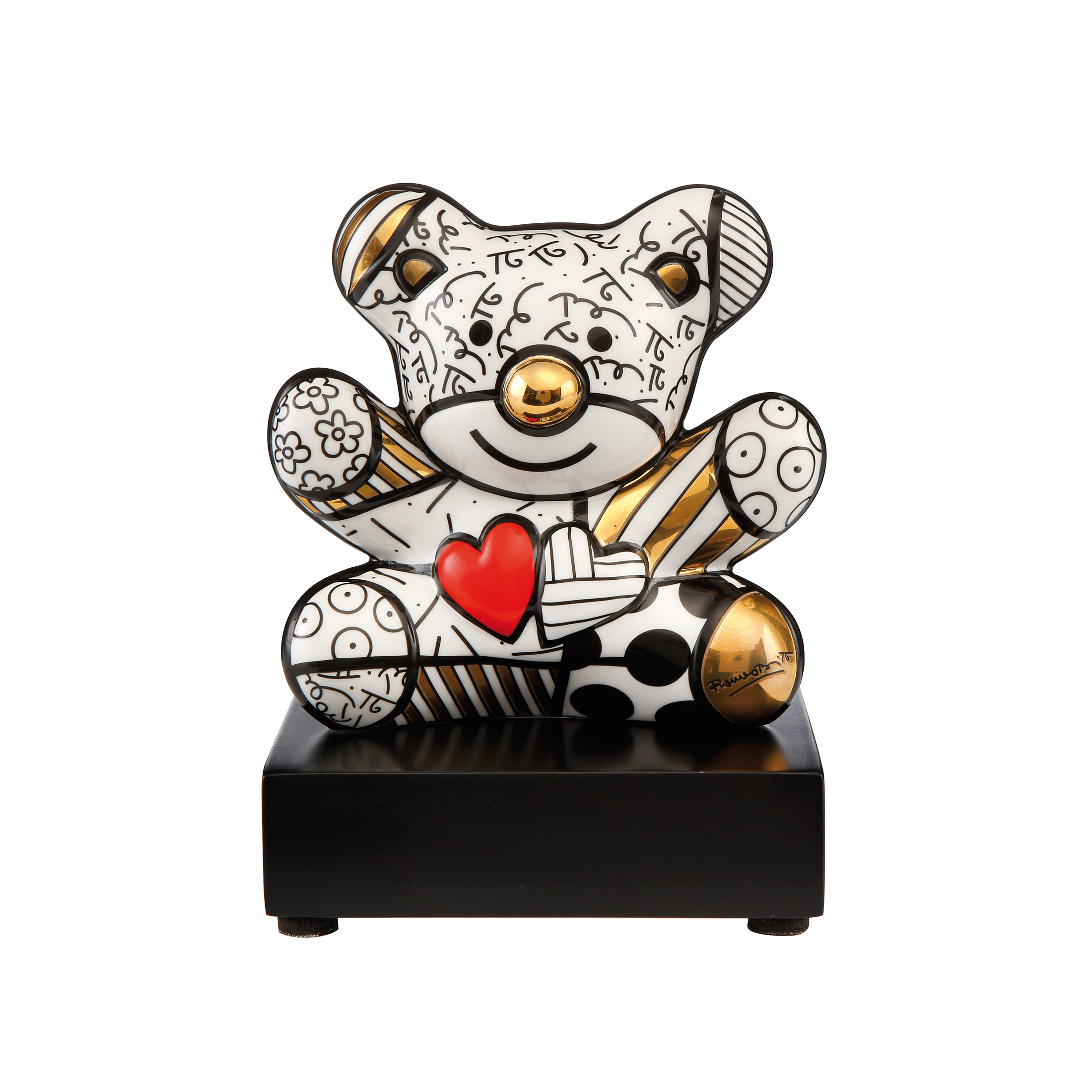 Goebel Dekofigur Romero Britto - Golden Truly Yours