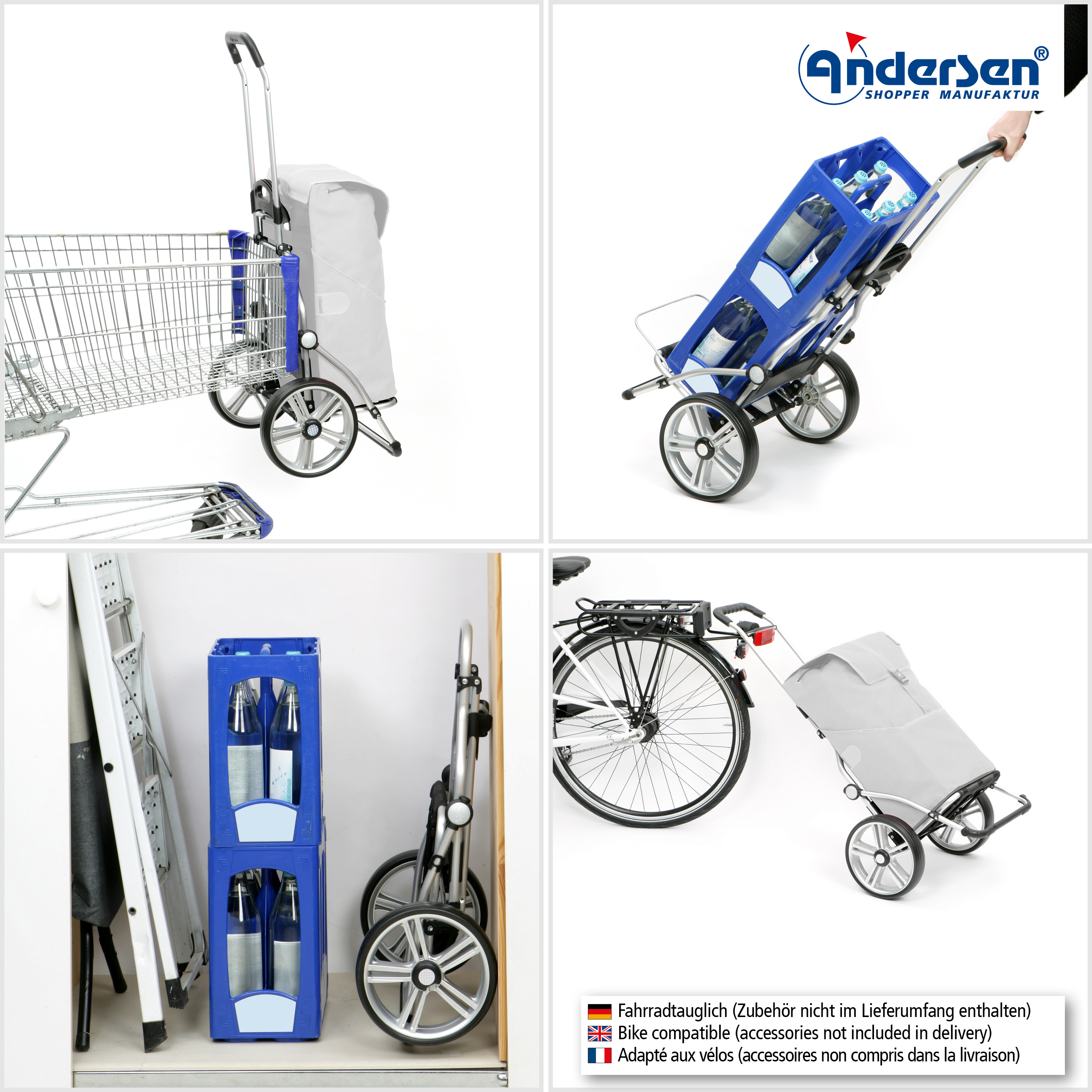 Andersen Royal Shopper Gestell mit Kugellagerrad