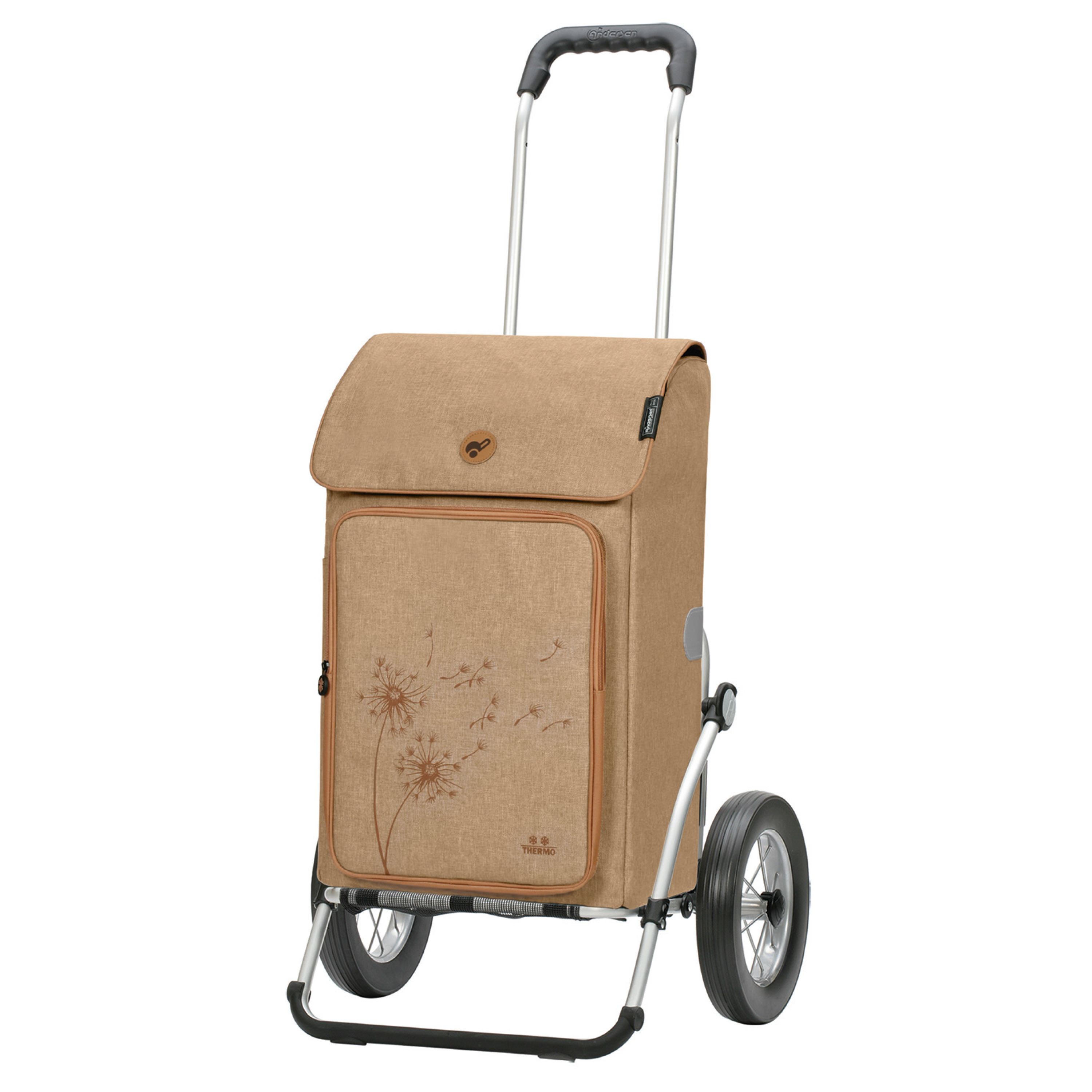 Andersen Royal Shopper mit Tasche Erbo in Beige oder Schwarz, Metallspeichenrad