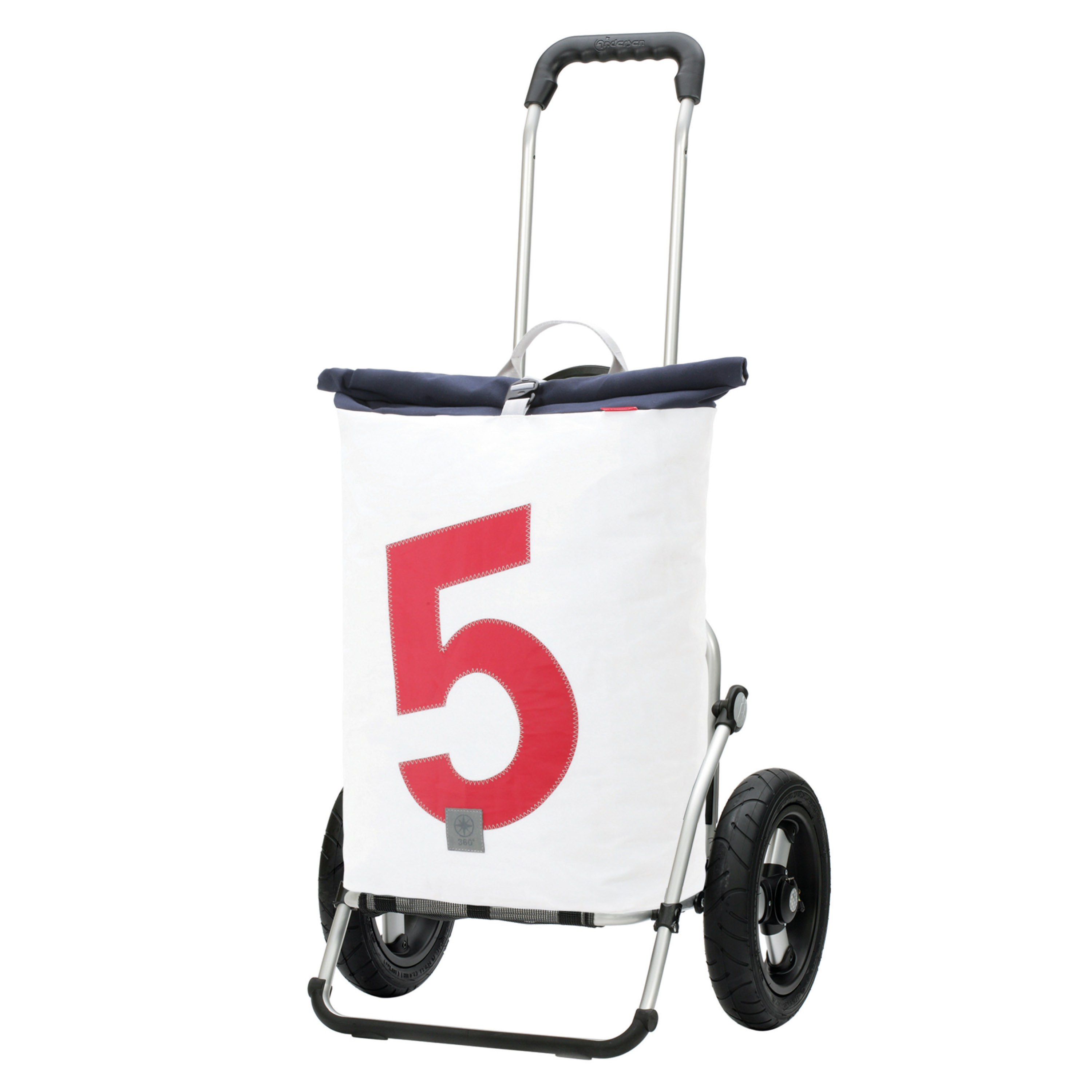 Andersen Shopper Royal Shopper  mit Tasche 360° Grad Steg Einkaufstrolley