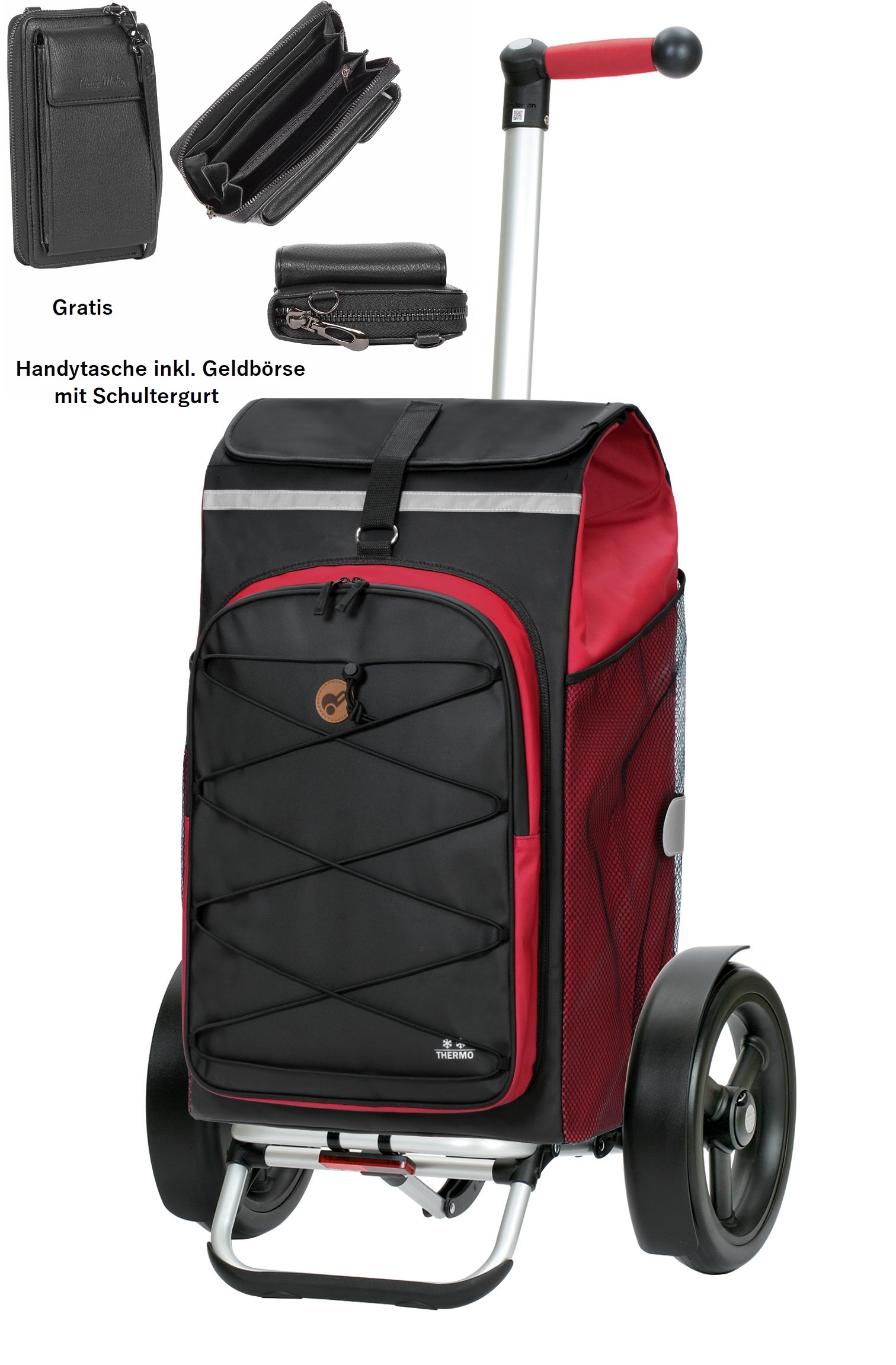 Andersen Shopper Tura Shopper mit Tasche Fado 2.0 in Gelb, Grau, Rot oder Blau
