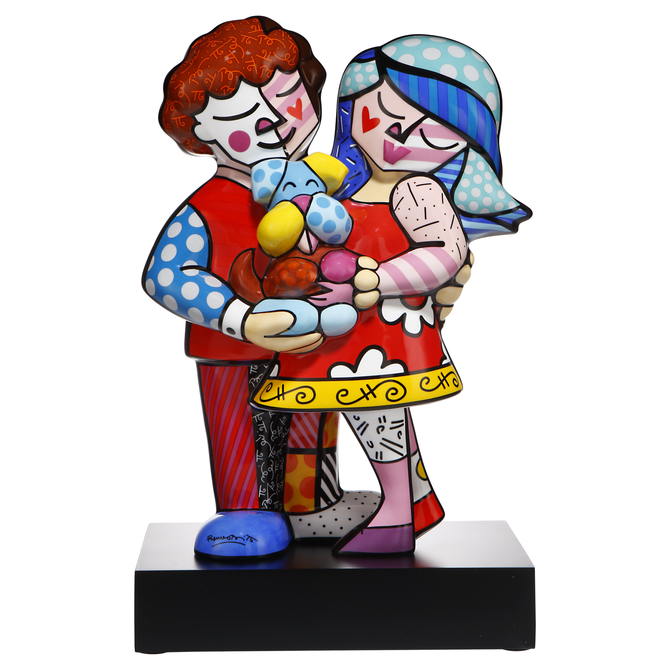 Goebel Dekofigur Pets Love - FIGUR POP ART ROMERO BRITTO, Nr. 128 oder 129 / 499 