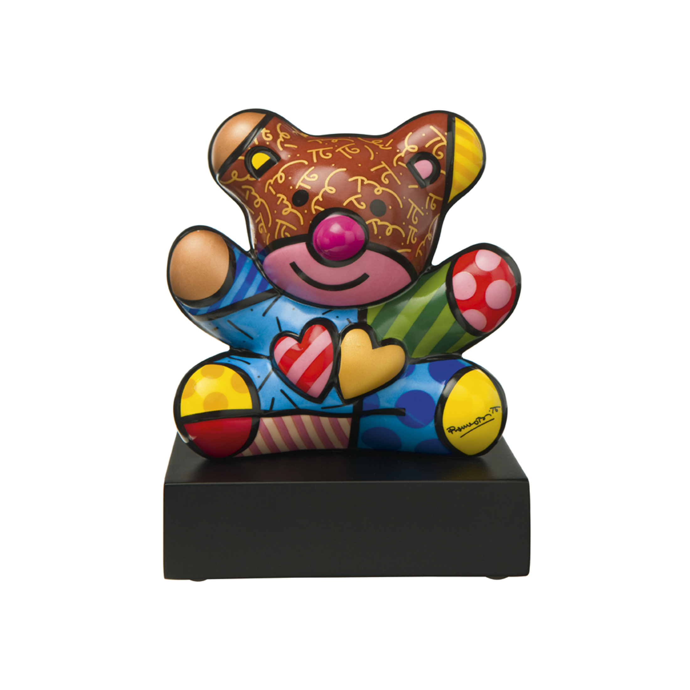 Goebel Dekofigur Romero Britto Pop Art  - Truly Yours
