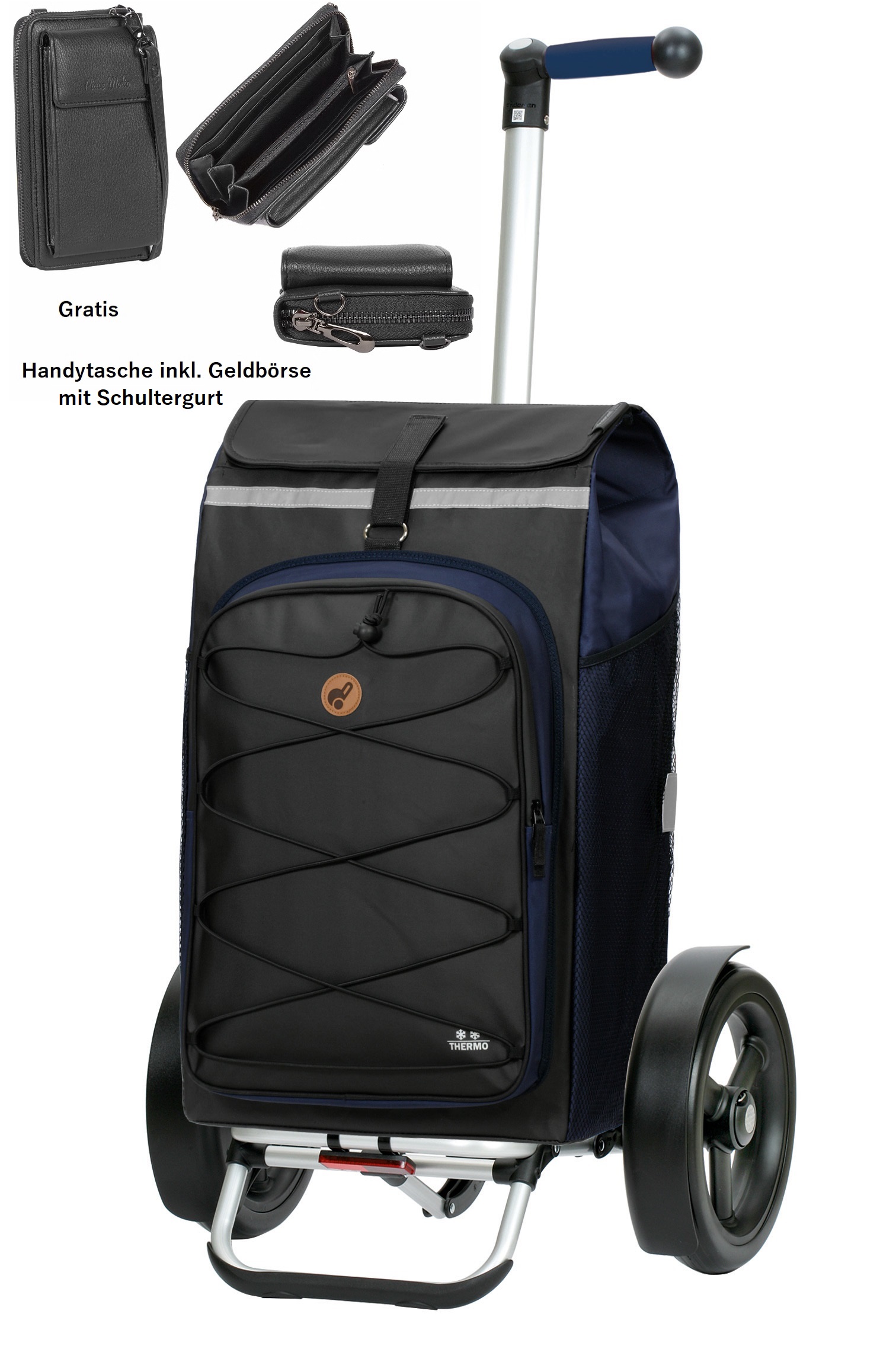 Andersen Shopper Tura Shopper mit Tasche Fado 2.0 in Gelb, Grau, Rot oder Blau
